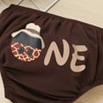 thumbnail image 4 of FYMNSI Newborn Baby Diaper Cover Shorts Pants Unisex Print Bloomers Cloth Diapers Kids Toddler Cute Infant Underwear One Size Brown 1, 4 of 4