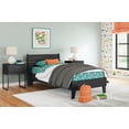 thumbnail image 5 of Signature Design by Ashley Socalle Twin Panel Headboard in Matte Black Finish, 5 of 5
