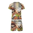 thumbnail image 6 of The Loud House Boys 2-Piece Swimsuit Set, Short Sleeve Rash Guard & Swim Trunks, 6 of 7