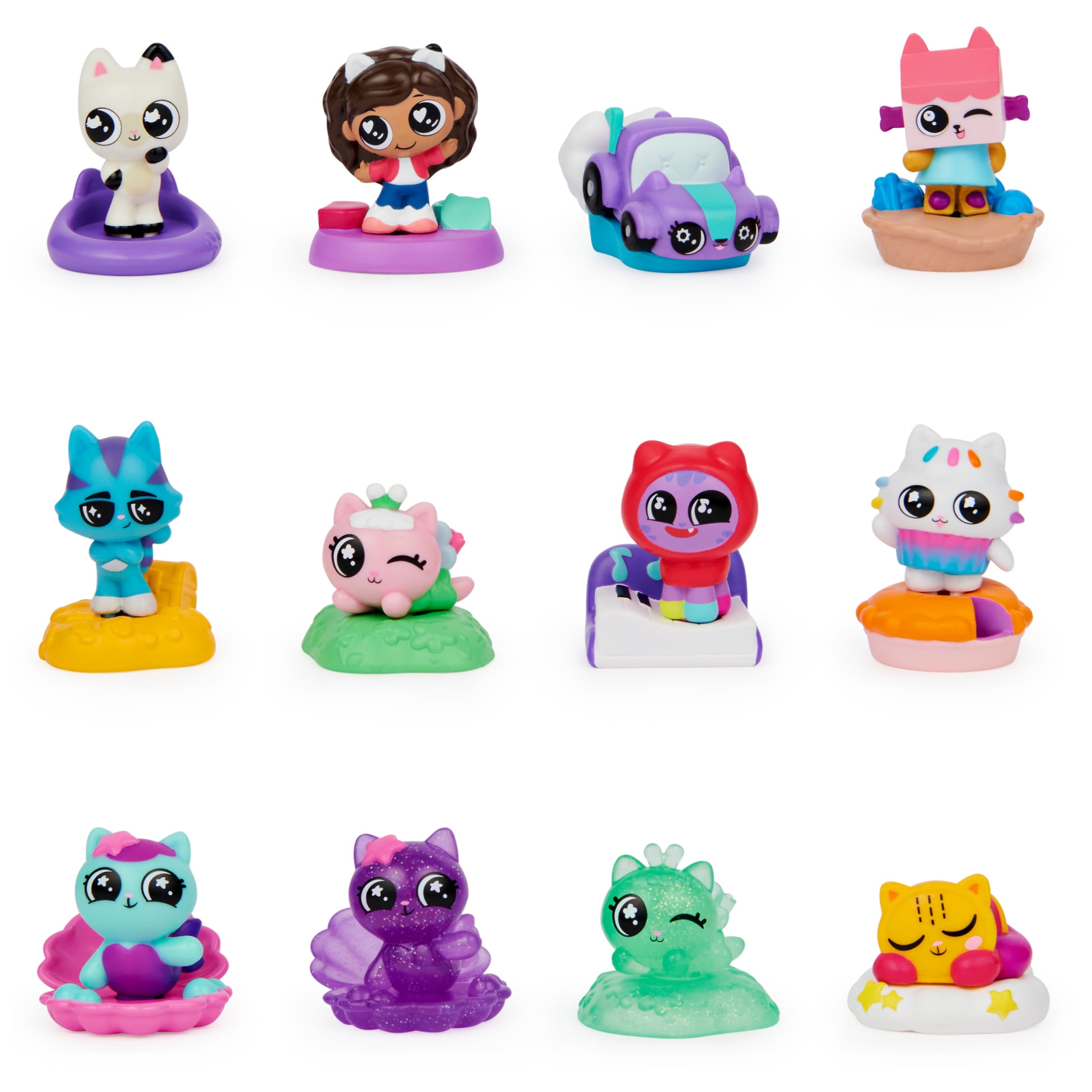 (2 pack) Gabby’s Dollhouse, Surprise Mini Figure, 3 inch (Style May Vary)