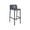 Negro, variant on Commercial Grade 26" Counter Stool: Set of 4 - Plain