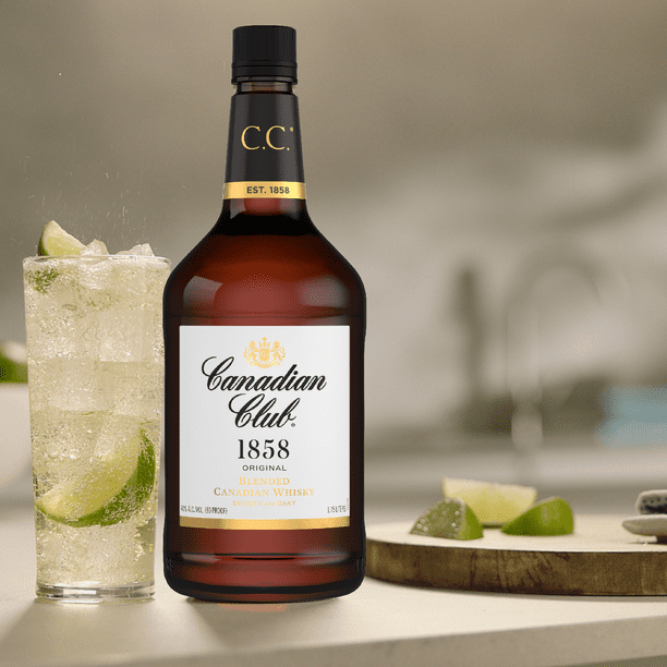 Canadian Club, Premium Extra Aged 6 YR, 1.75 L, Smooth Canadian