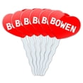 thumbnail image 1 of Bowen Heart Love Cupcake Picks Toppers - Set of 6, 1 of 1