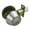 Silver, variant on Door Lock Double Cylinder with Keys Stainless Steel Modern Contemporary Lock for