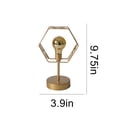 thumbnail image 3 of Fiudx Lámpara Decorativa de Hierro, Lámpara de Mesa a Pilas, Luz Led Cálida, Estructura de Hierro Sinuoso, Iluminación Led Suave, Ideal para Dormitorio o Sala de Estar, Ideal para San Valentín y Navi, 3 of 6