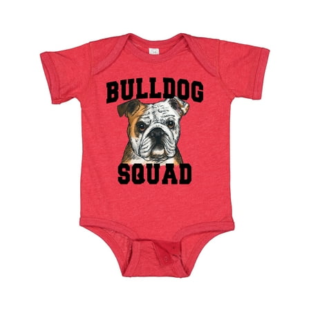 

Inktastic Dog Bulldog Squad Gift Baby Boy or Baby Girl Bodysuit