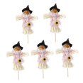 thumbnail image 1 of 5 adornos de bruja de Halloween para fotos, regalos decorativos de Halloween para chimenea 15 cm blanco, 1 of 9