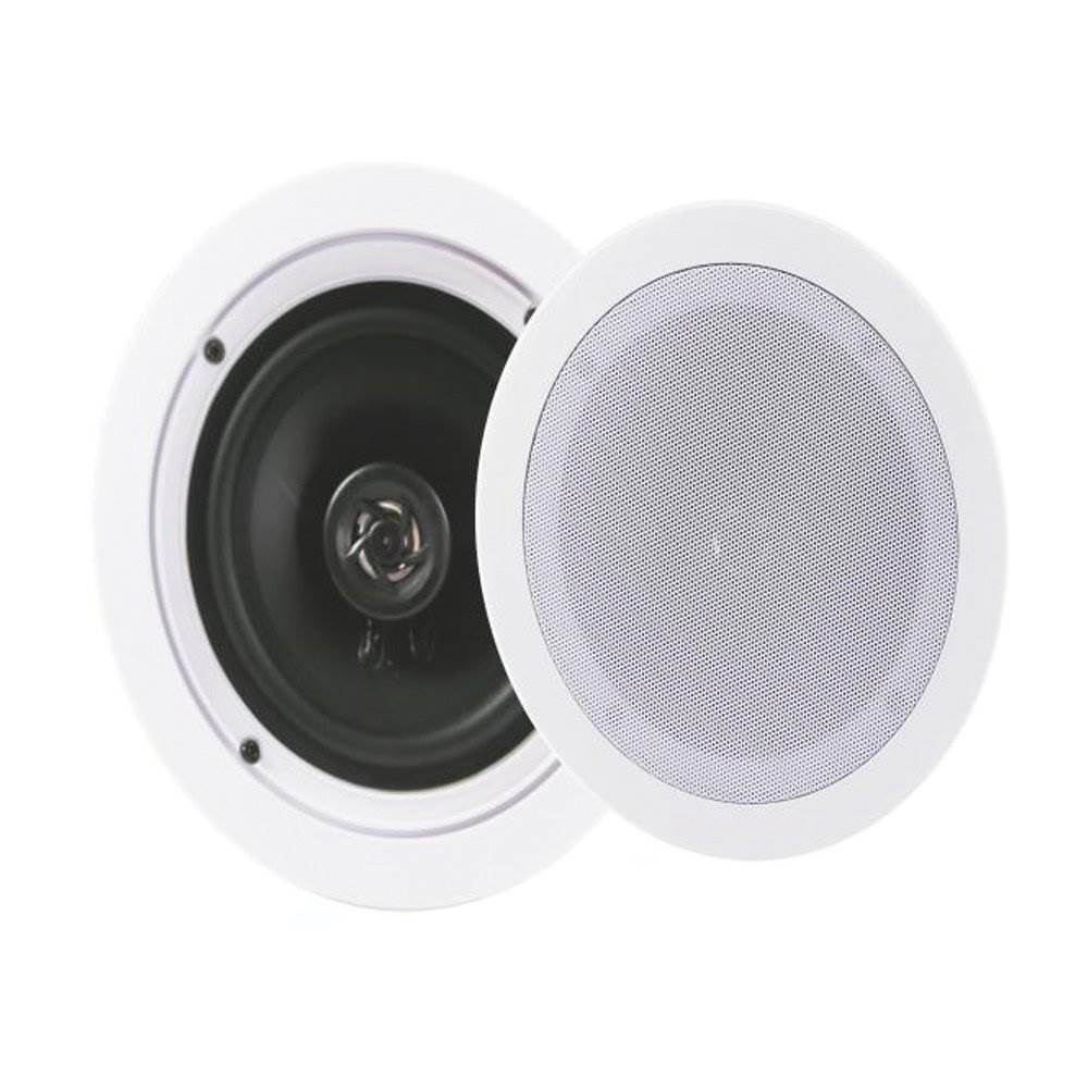 Pyle Audio 5.25 Inch 2 Way 150W Ceiling Wall Stereo Bluetooth Speakers, PDIC1651RD (2 Pairs) - image 4 of 6