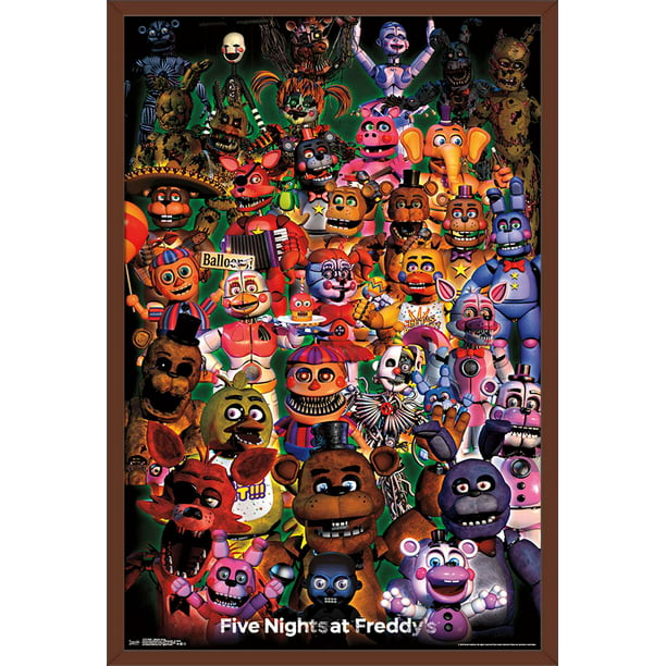 Five Nights At Freddy S Ultimate Group Poster Walmart Com