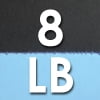8 lb