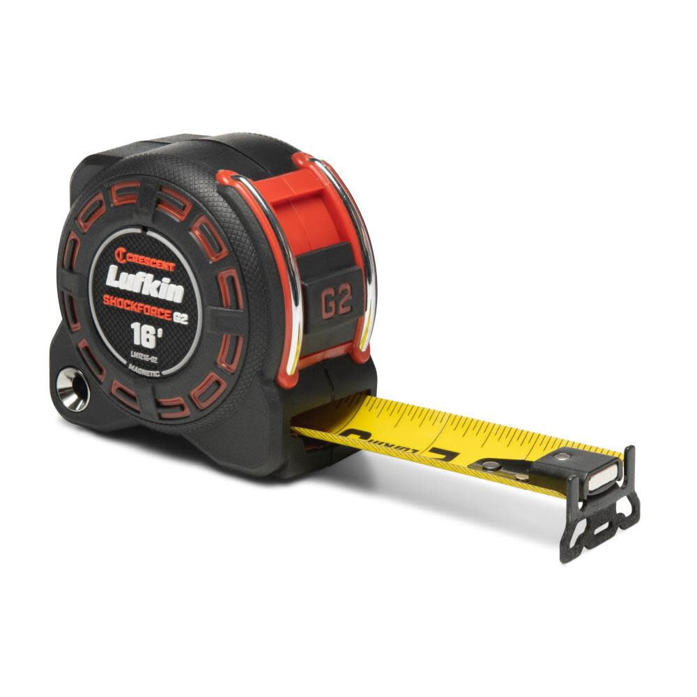 Crescent 1-1/4" X 16' Shockforce G2 Magnetic Tape Measure