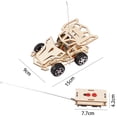 thumbnail image 4 of serony Wooden DIY Assembly Remote Control Car Model Kits science Study, 4 of 8