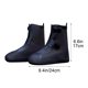 thumbnail image 3 of Unisex Rain Shoe Covers Thickened NonSlip Reusable Waterproof OvershoesPortable WearResistant Rain Boot Covers For Men Women Outdoor WalkingCycling, 3 of 9