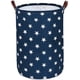 thumbnail image 1 of Bolsa de almacenamiento grande de 50 cm, cesto para ropa sucia con cordón, plegable, de gran capacidad (azul estrella, grande), 1 of 5