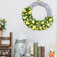 thumbnail image 3 of CNKOO Easter Wreath Flat Printing Egg Garland Pendant with Hanging Rabbit Decoration Home Decor, 3 of 8