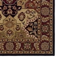 thumbnail image 2 of Linon Home Décor Trio Traditional Area Rug Collection, Burgundy and Black, 1.83 x 2.83', 2 of 2