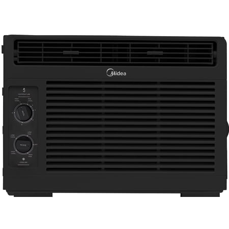 midea 5,000 btu 150 sq. ft. mechanical window air conditioner, black, maw05m1wbl, new