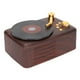 thumbnail image 5 of Altavoz Bluetooth estéreo con carga USB, diseño retro de tocadiscos, minialtavoz inalámbrico para coche, portátil, teléfono móvil, 5 of 5