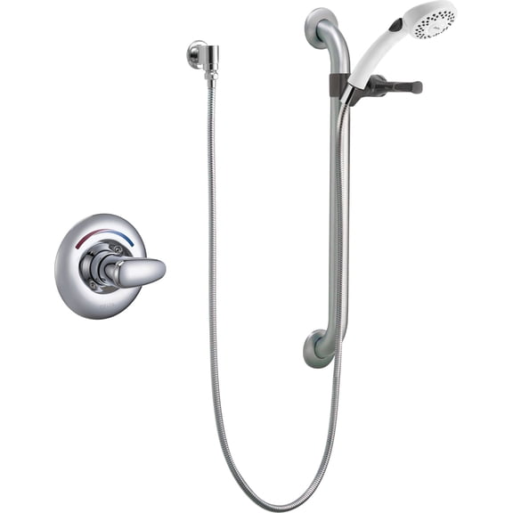 Delta T13h152-20 Commercial Single Handle Hand Shower Valve Trim Only - Chrome