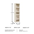 thumbnail image 7 of Signature Design by Ashley Bellaby TV Pier Media Storage Tower with 4 Shelves, 72" Tall, Whitewash, 7 of 7