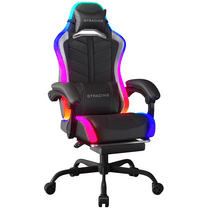 GTRACING GTW500 Lumina Elite LED & Bluetooth Speaker Gaming Chair, Black