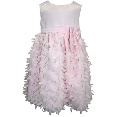 - Girls' Bow Waist Flower Girl Dress