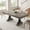 Vintage gray, variant on Dining Table for 6-8 with 2 Drawers – 71-Inch Industrial Wooden Kitchen Table, Large Tabletop, Sturdy Frame, Double Pedestal for Dinner