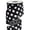 Black/White, variant on Miaocao Red and White Polka Dot Wired Ribbon, 2-1/2 Inch x 10 Yard, Red Burlap Ribbon for Craft, Wreath,Christmas Tree Decoration, Outdoor Decoration