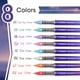 thumbnail image 3 of Bolígrafos De Tinta Líquida Writech: 8 Quilates, Colores Surtidos, Punta Extra Fina, Bolígrafo Rodante De 0,5 Mm Para Escritura Suave, Colorear, Dibujar, Diario, Sin Sangrado, Manchas Y Manchas, Multi, 3 of 5