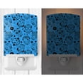 thumbnail image 2 of Caroline's Treasures BB5120CNL Day of the Dead Blue Ceramic Night Light, 6x4x3", multicolor, 2 of 2