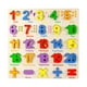 thumbnail image 3 of Bloques de construcción de rompecabezas de madera, juguetes de aprendizaje interactivos, juego de combinación para niños Rompecabezas de números, 3 of 9