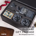 thumbnail image 2 of Set de decantadores de whisky PONPUR Gifts para Brother con 2 vasos, 2 of 8