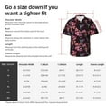 thumbnail image 5 of Fuzoiu Humming Bird And Tropical Print Hawaiian Shirt for Men, Summer Beach Casual Short Sleeve Button Down Shirts, Men’s Beach Summer Shirts with Pocket,Medium, 5 of 7