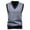 Gray Sweaters for Men, variant on WAENQINLA Men's Argyle Sweater Vests Sleeveless Business Casual Knit Vest Tops V Neck Slim Fit Knitted Sweater Gray XL