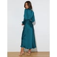 thumbnail image 2 of Vestido elegante de satén para mujer, vestido de cóctel, vestidos de fiesta, vestidos largos., 2 of 7
