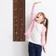 thumbnail image 5 of Wooden Growth Chart Ruler | Modern Elegant Height Measurement Sticker | Sturdy Durable Natural Wood | Easy Install With Removable Sponge | Tape Measure Included | 4 Sections | Home Decor, 5 of 9