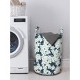 thumbnail image 3 of Daisy Laundry Bag, Floral Bouquets Seasonal Growth Beauty Blossom Spring Romantic Flourish, Hamper Basket with Handles Drawstring Closure for Laundromats, 13" x 19", Pale Blue White, by Ambesonne, 3 of 4