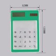 thumbnail image 2 of CASAFUN Transparent 8 Digit Desktop Calculator with Large LCD Display and Solar Power,back to School Supplies for Kids,Mini Basic Calculator Standard Function for Home,Office,School, 2 of 3