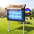thumbnail image 6 of Rossetta 2-in-1 Solar Bug Zapper Light with Projector, 4500V Waterproof Mosquito Zapper, Dual Power (Solar & USB) for Indoor & Outdoor, Black, 6 of 8