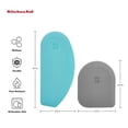 thumbnail image 5 of Kitchenaid Set of 2 Bowl Scraper in Aqua Sky and Grey, 5 of 7