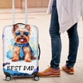 thumbnail image 4 of Happy Father's Day Best Yorkshire Terrier Cool Dad Ever Travel Luggage Cover Yorkie Dog Lover Gifts Suitcase Dust Protective Decor - 12007, 4 of 5