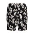 thumbnail image 2 of Lsque Daisies Flowers Mens Sleep Pajama Shorts,Short Pajama Pants, Cotton Ultra-Soft Knit-Small, 2 of 9