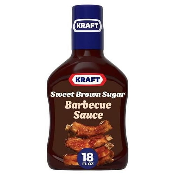 Kraft Sweet Brown Sugar Slow-Simmered Barbecue Sauce, 18 Oz Bottle