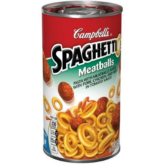 Campbell's Spaghettios with Meatballs (Pack of 4)
