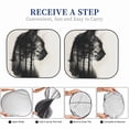 thumbnail image 6 of Salouo Double Exposure Cat Forest Pattern Car Windshield Sun Shade Foldable | Front Windshield Shade for Sun, Heat and UV Rays | Interior Sun Protection-Medium, 6 of 6