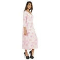 thumbnail image 2 of Phagun Robe Midi d'Été pour Femme Décontractée Ample avec Poches Robe à Encolure Dégagée Robes, 2 of 7