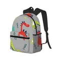 thumbnail image 2 of Picia Cute Dinosaur Large Capacity Backpack Classic Style Backpack Casual Backpack Water-Resistant School Work Travel Outdoor Backpack, 2 of 8