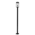 thumbnail image 3 of 1 Light Outdoor Post Mounted Fixture In Outdoor Style-115 Inches Tall And 9.25 Inches Wide Z-Lite 596Phbs-536P-Bk, 3 of 8