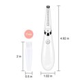 thumbnail image 3 of Heated Eyelash Curler Rechargeable Electric Eye Lash Curler for Quick Heating Long Lasting Upgraded USB Eye Lashes Curling Tool, Natural White and Pink, 3 of 6