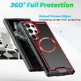 thumbnail image 6 of for Samsung Galaxy S23 Ultra Case Compatible with MagSafe, Dual Layer Protection Rubber Cover Phone Case with Wireless Charging for Samsung Galaxy S23 Ultra YJ Blue, 6 of 10